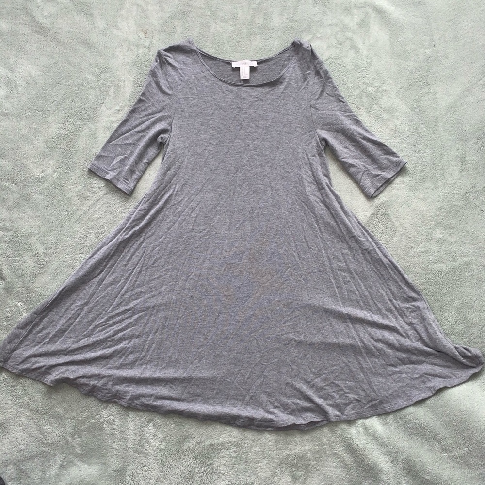 Very loose and flowy t-shirt dress